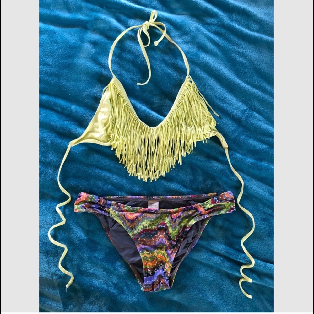 L*Space Fringe BIKINI Set Medium M *BUNDLE